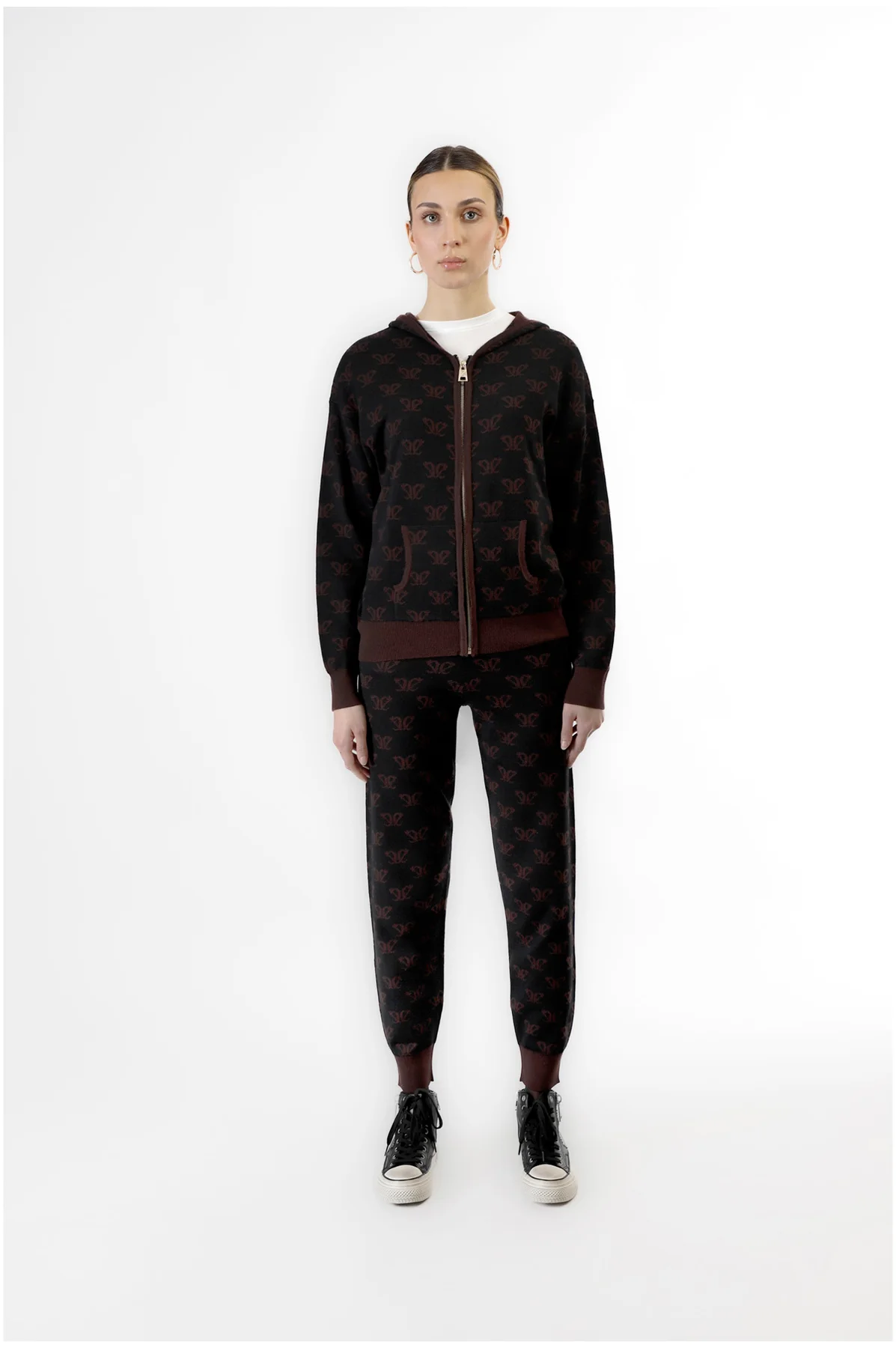 Maglia con zip e cappuccio CafèNoir