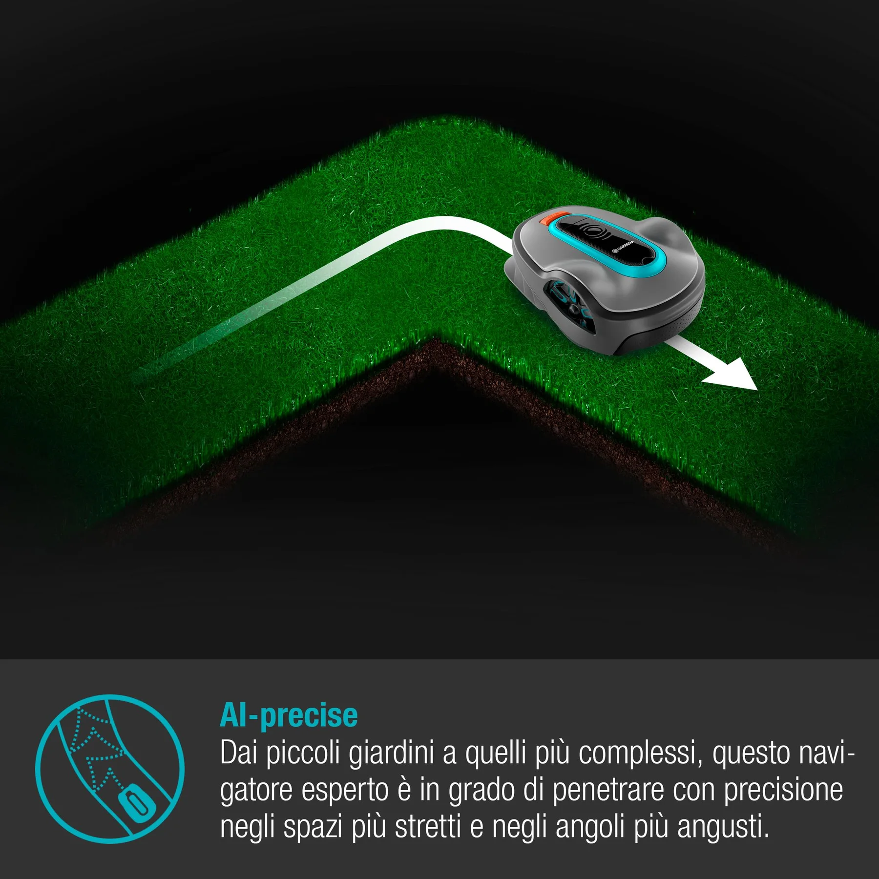 Robot Rasaerba Gardena SILENO Life 750 m²
