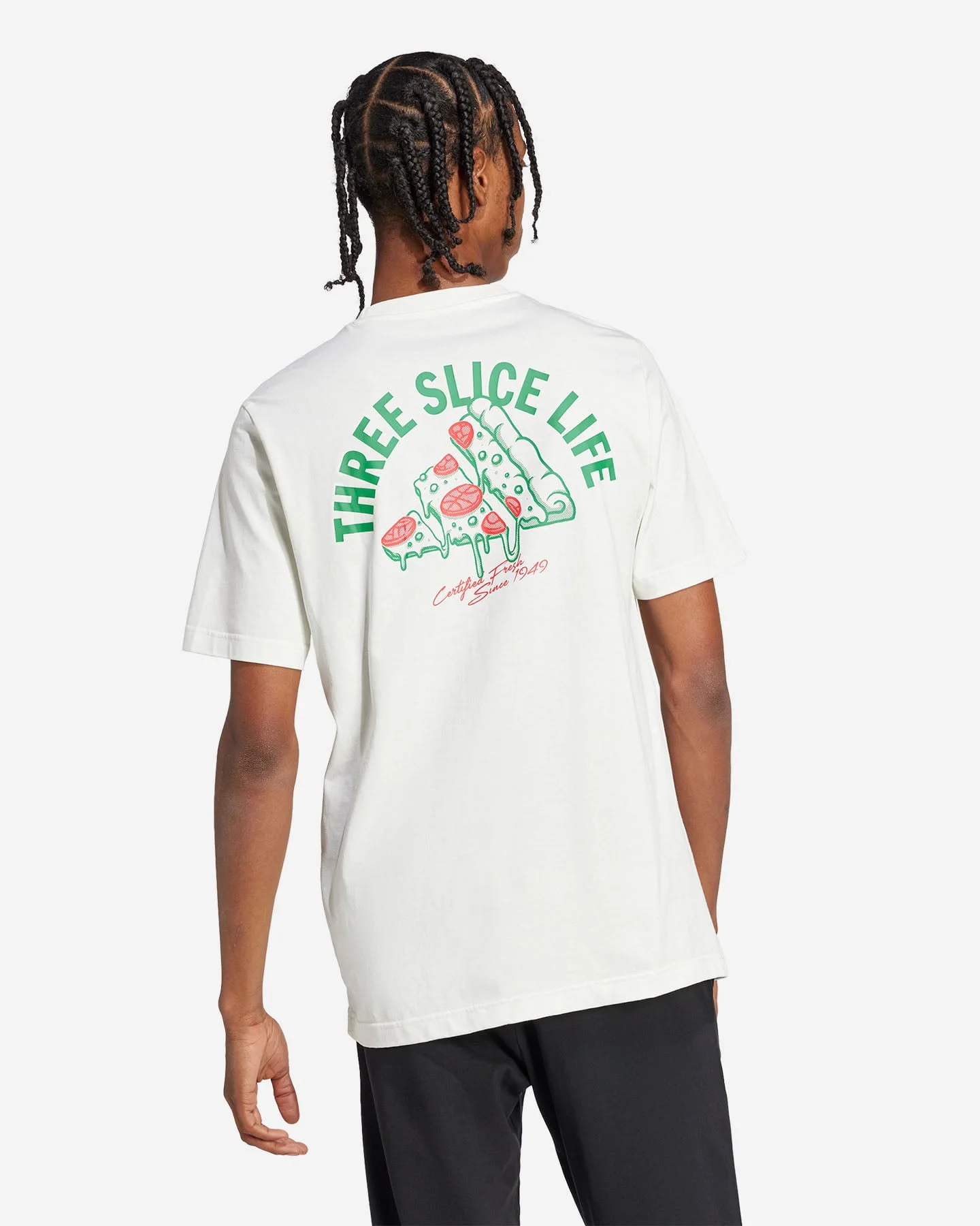 Adidas Pizza Tee M - vista 3