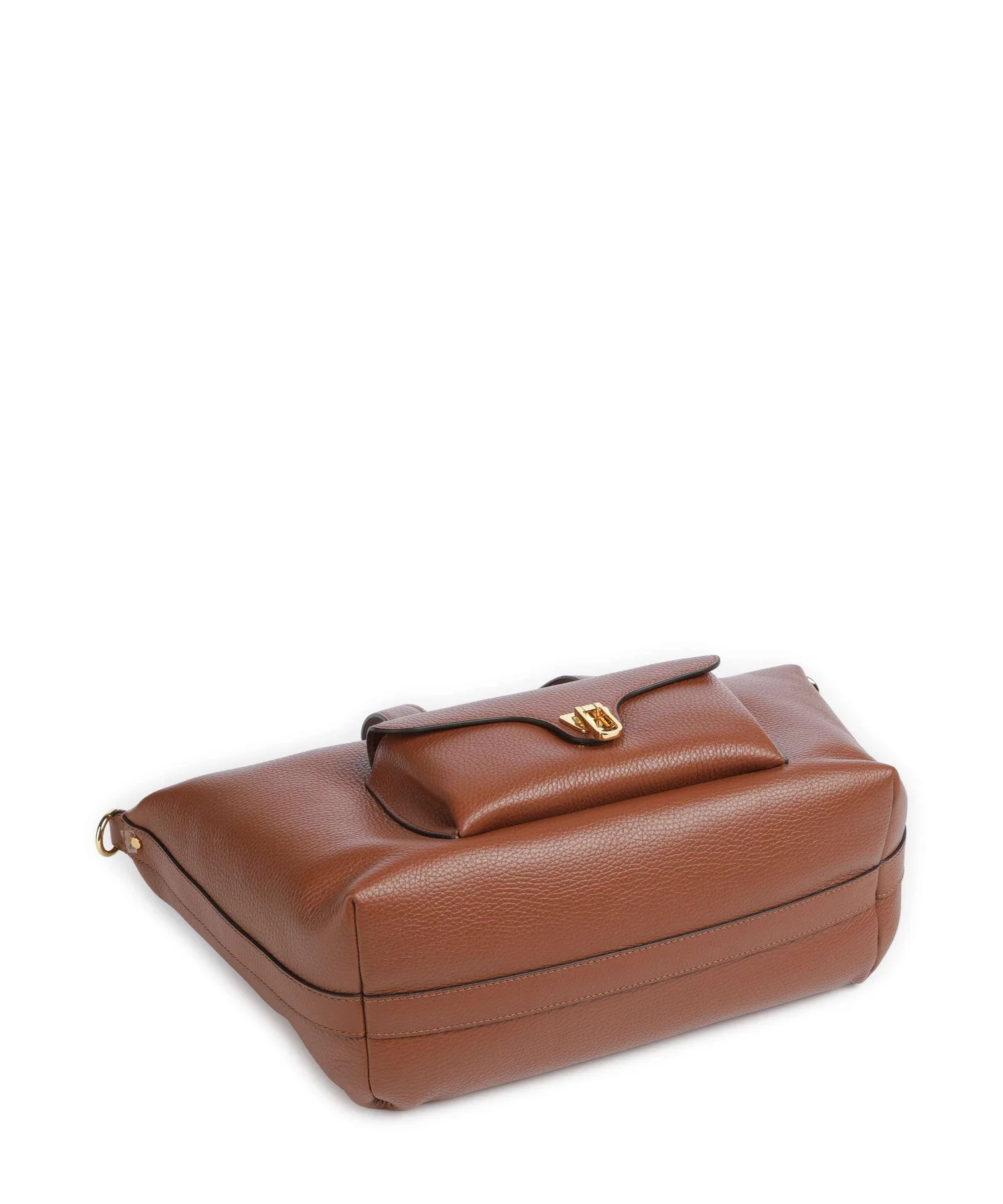 Coccinelle Borsa a Tracolla Pelle Donna Marrone Stampa Logo - vista 4