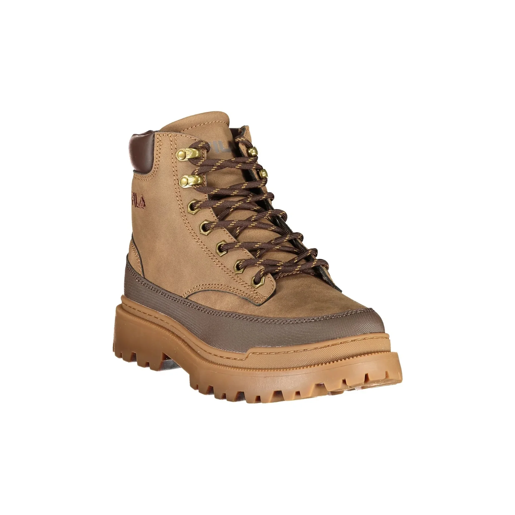 Fila Sneakers Uomo Gialle Ricamo Logo - vista 4