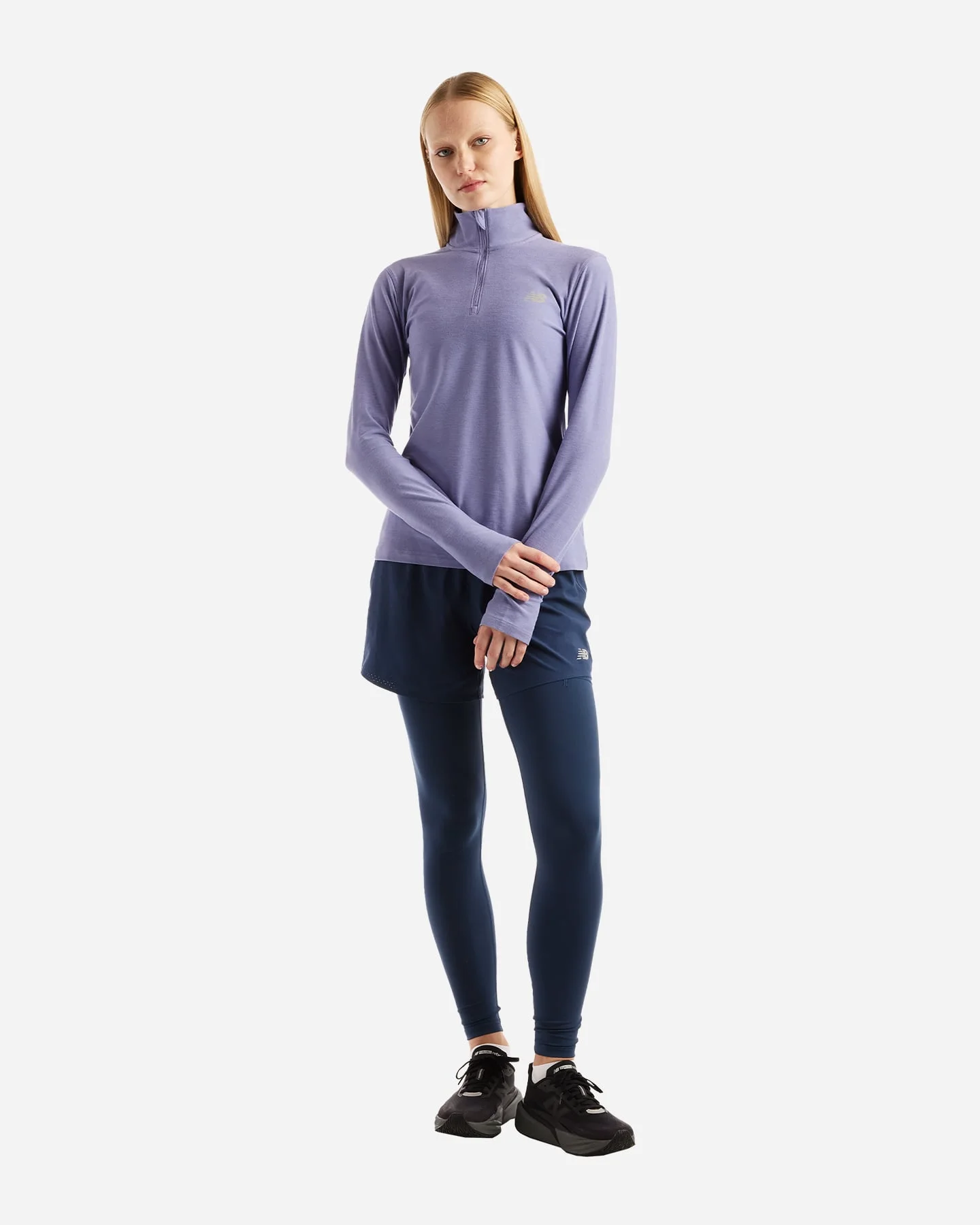New Balance Space Dye 1-4 Zip Ls W - vista 3