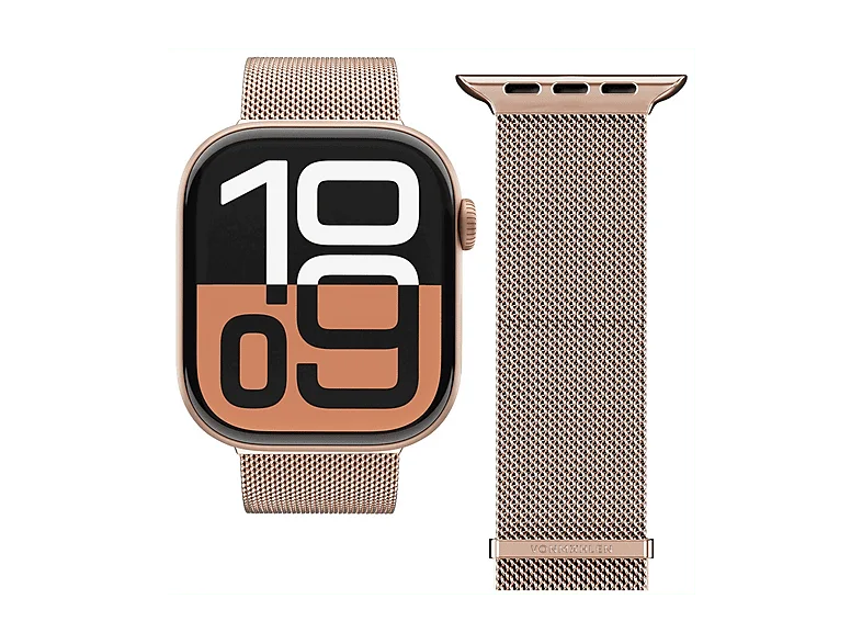 Cinturino Apple Milanese Loop 2 Rosa in Acciaio Inossidabile