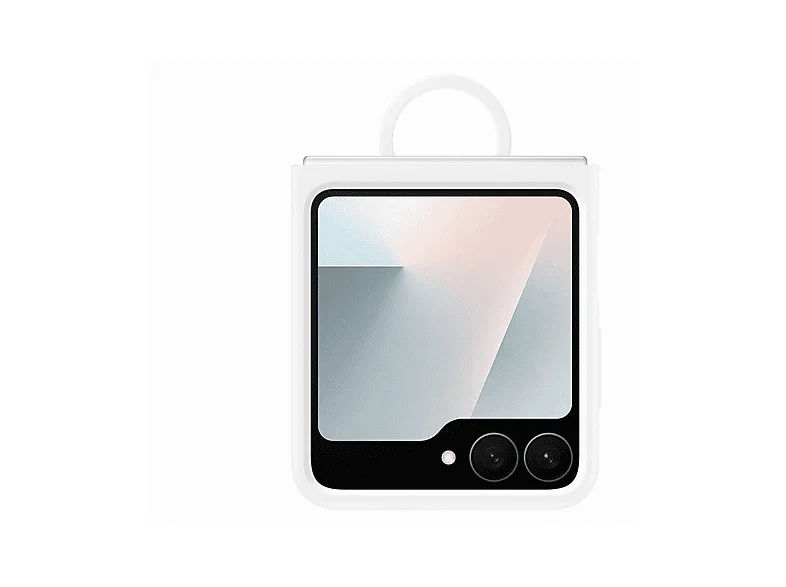 Cover in Silicone con Anello Ergonomico per Samsung ZFlip7 FE / ZFlip6