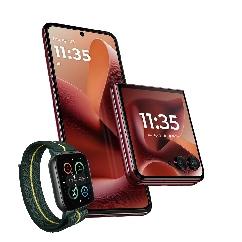 Lenovo motorola razr 60 ultra - PANTONE Rio Red - vista 2