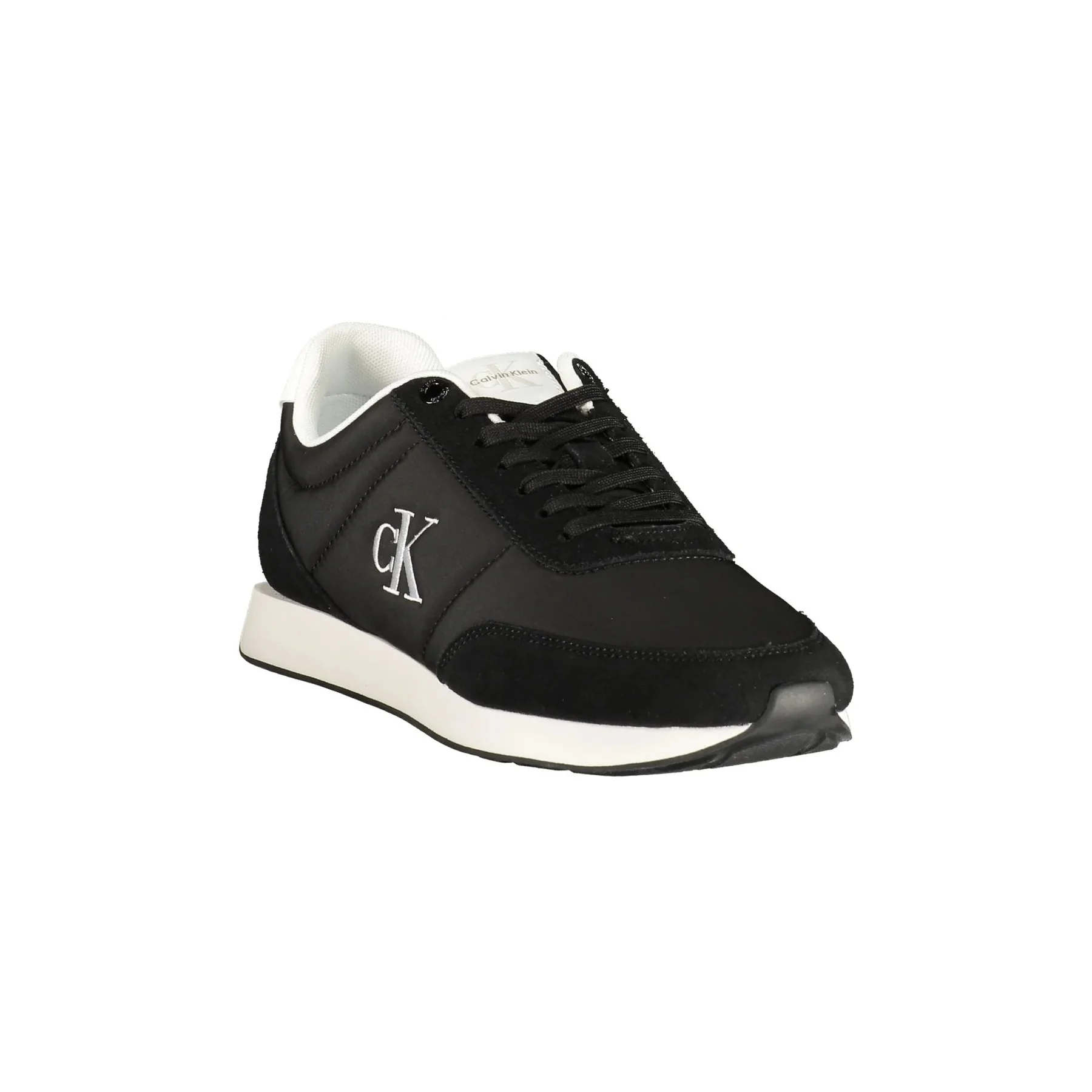 Calvin Klein Sneakers Uomo Nere Ricamo - vista 2