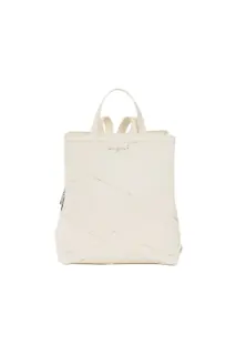Desigual Zaino Donna Bianco Logo