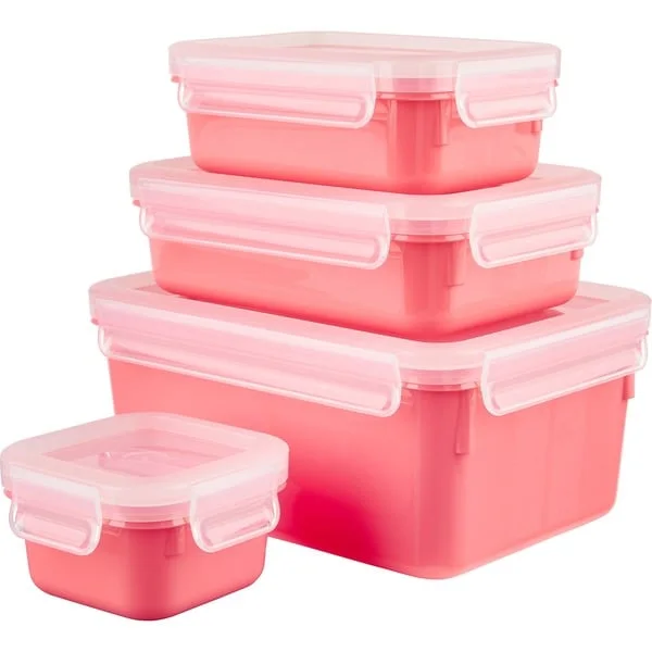 Set Contenitori Emsa Clip & Close Rettangolare 4 pz