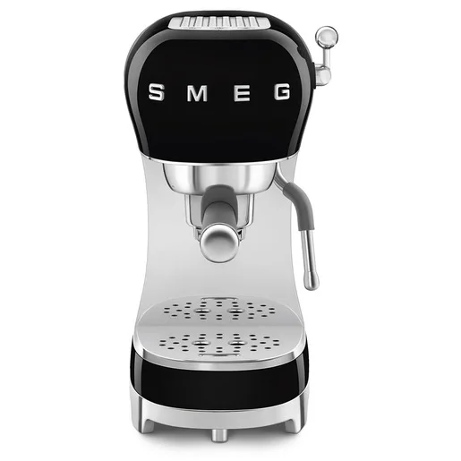 Smeg Macchina da Caffè Espresso Manuale 50's Style – Nero Lucido