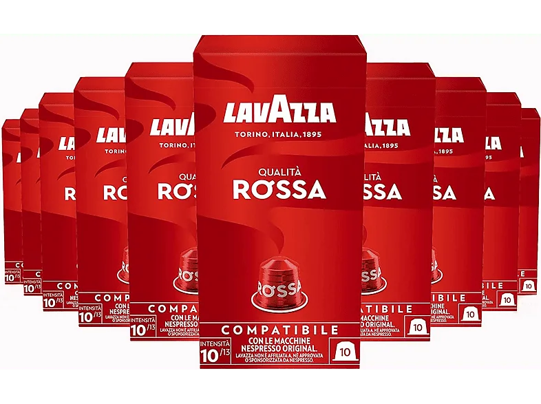 Lavazza Qualità Rossa - Capsule Compatibili Nespresso