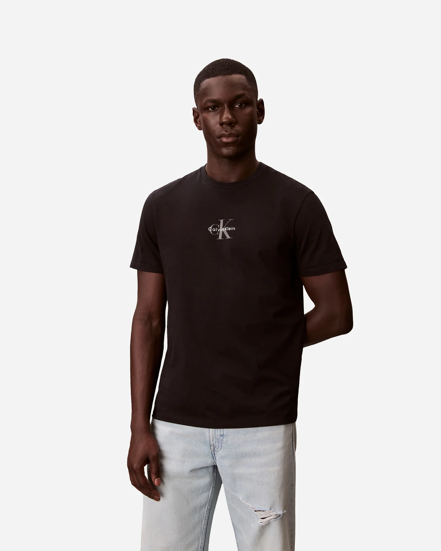 Calvin Klein Jeans Micro Monologo - T - shirt - Uomo - vista 6