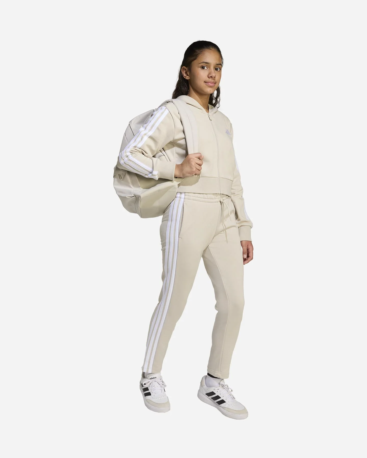 Adidas 3stripes Jr - Pantalone per Bambina - vista 4
