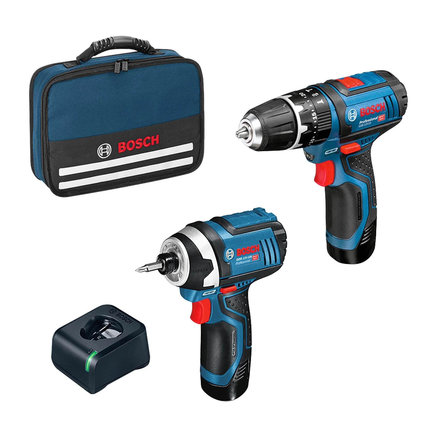 Bosch Set Di Cacciaviti Gsb 12v-15 + Gdr 12v-105