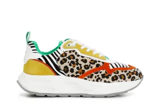 Scarpe Running CafèNoir con Riporti Animalier