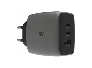Caricabatteria ISY IAC-7065 Caricatore GAN da 65W