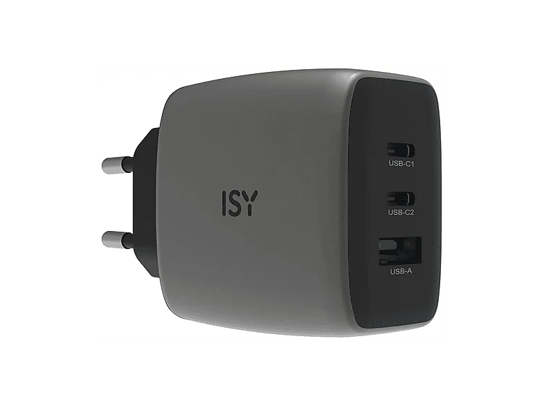 Caricabatteria ISY IAC-7065 Caricatore GAN da 65W