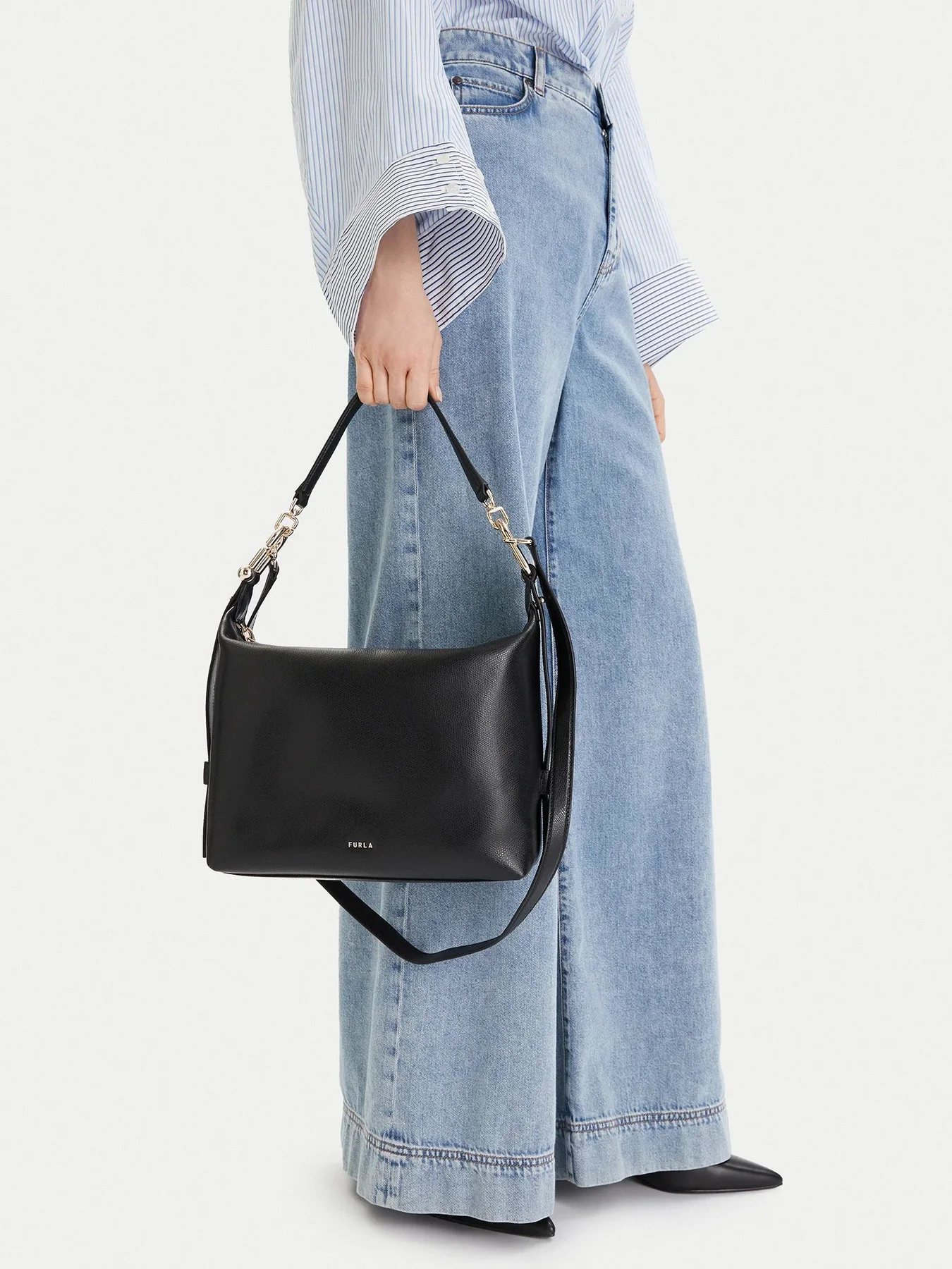 Furla Borsa Donna Mano Tracolla Pelle Tonie Logo - vista 2
