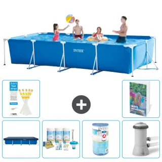 Intex Piscina Con Struttura Rettangolare