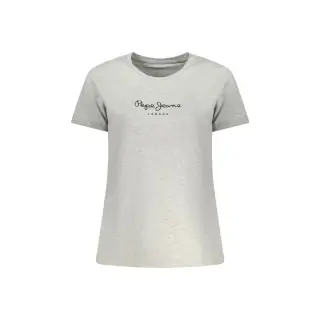 Pepe Jeans T-Shirt Maniche Corte Donna con Stampa Logo