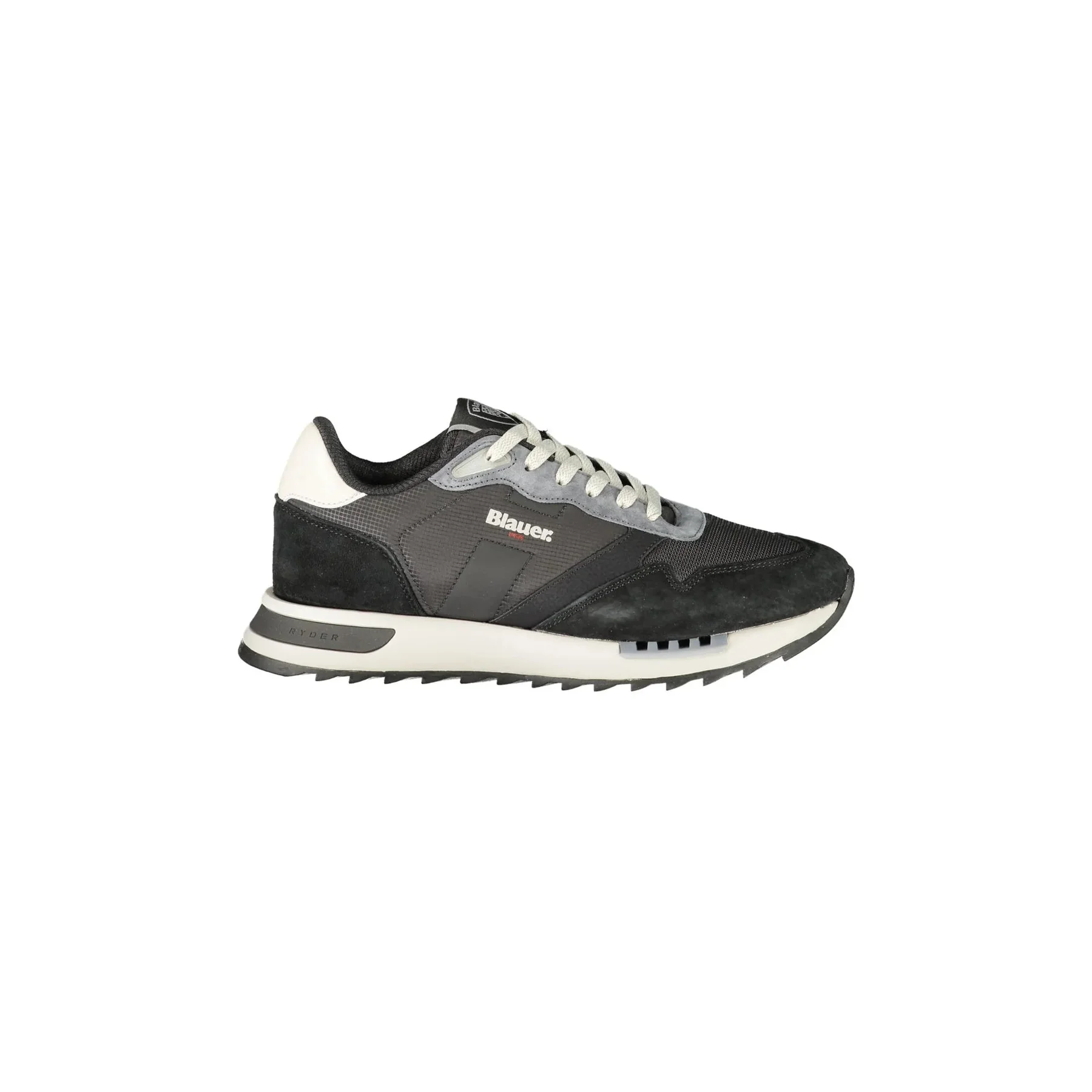 Blauer Sneakers Uomo Nere Stampa Logo