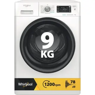 Lavatrice a libera installazione Whirlpool 9 kg - FFB D96 BV IT - FreshCare