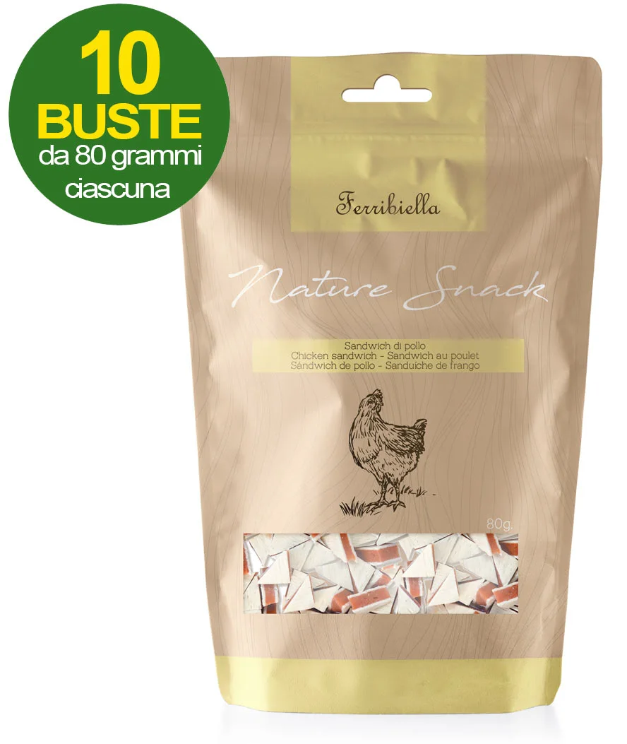Nature Snack Mini Sandwich di Pollo per Cani