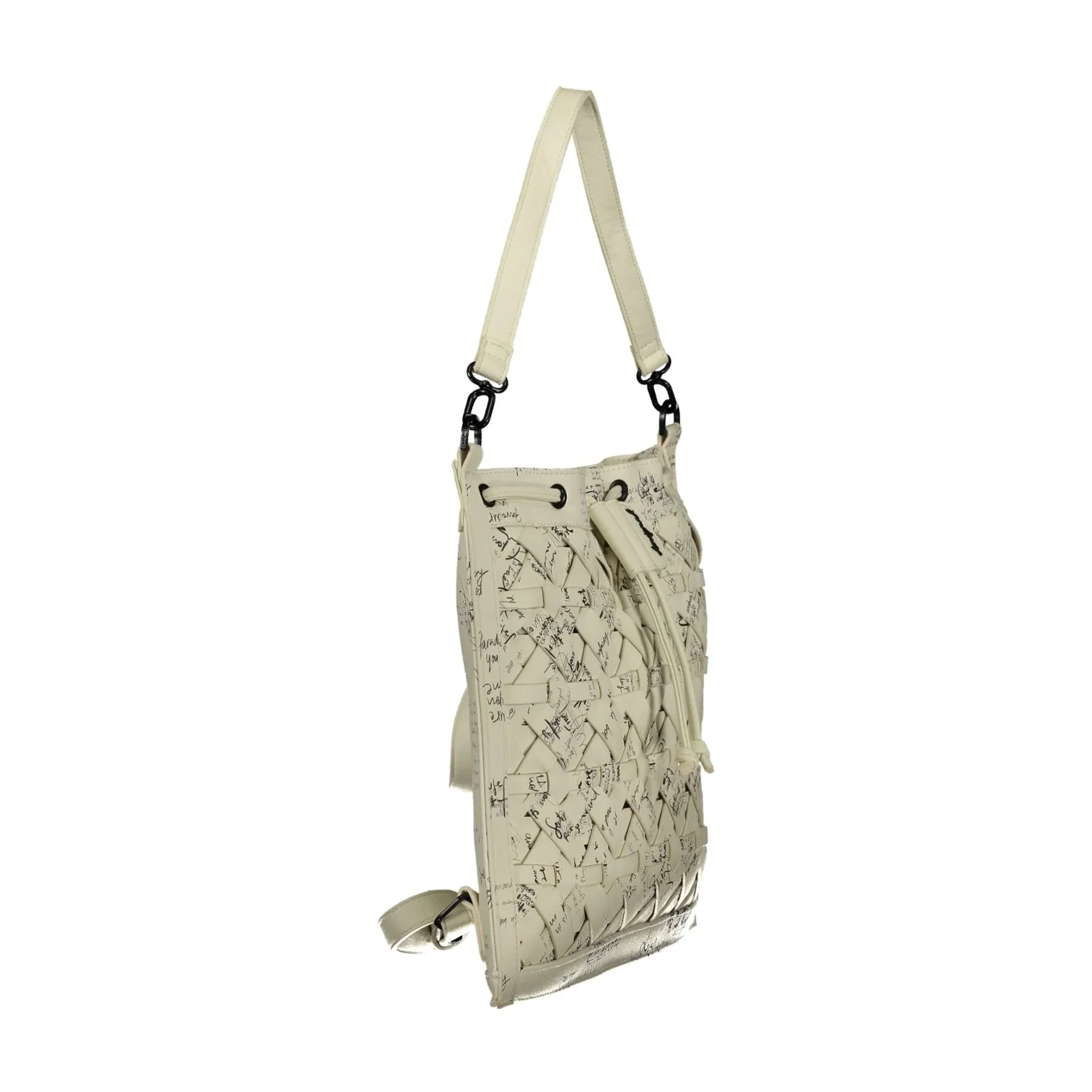 Desigual Zaino Donna Bianco Logo - vista 3