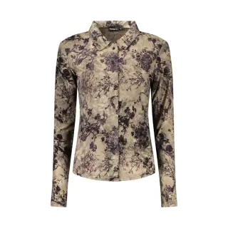 Desigual Camicia Donna Maniche Lunghe Logo