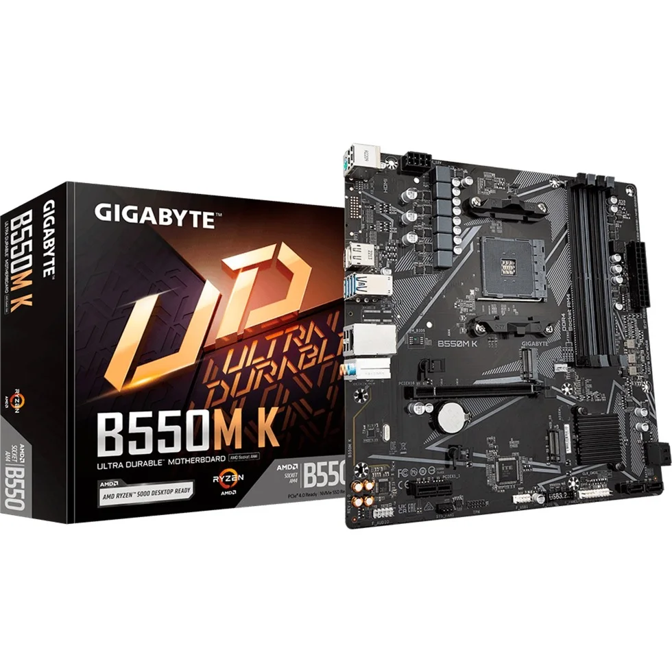 Scheda madre Gigabyte B550M K - vista 2