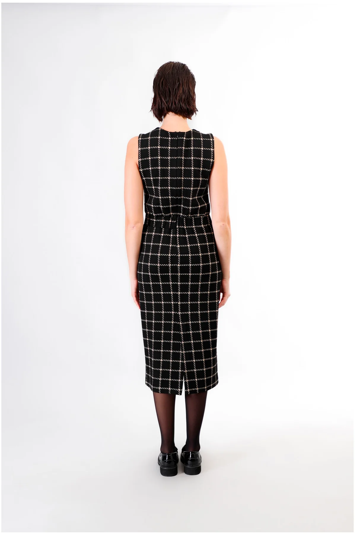 Abito tubino tessuto jacquard CafèNoir - vista 2