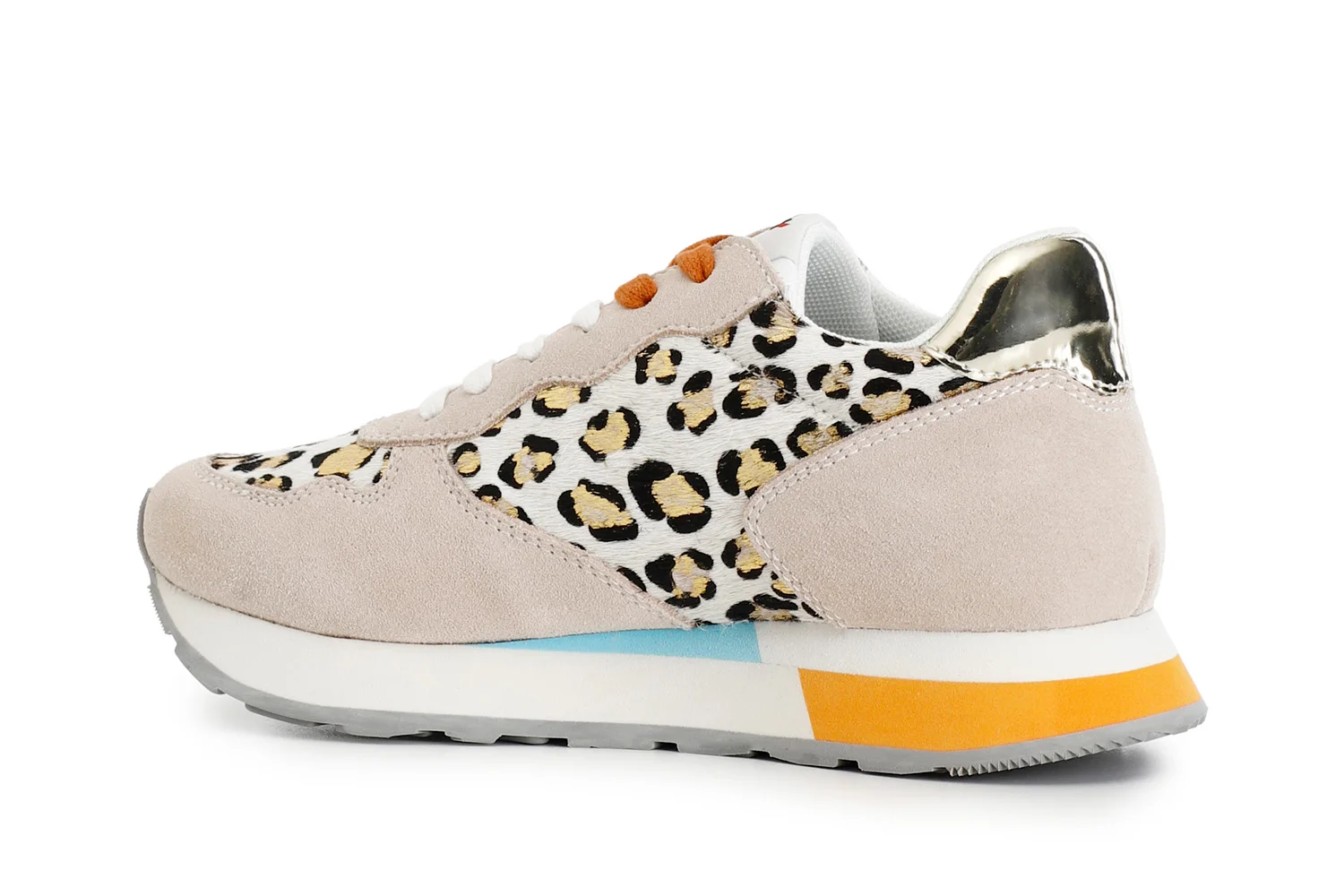 Sneakers in pelle scamosciata e cavallino deserto - vista 2