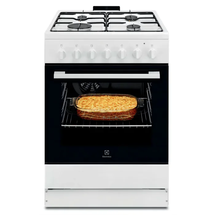 Electrolux Cucina a libera installazione mista piano a gas + forno elettrico LKK620010W