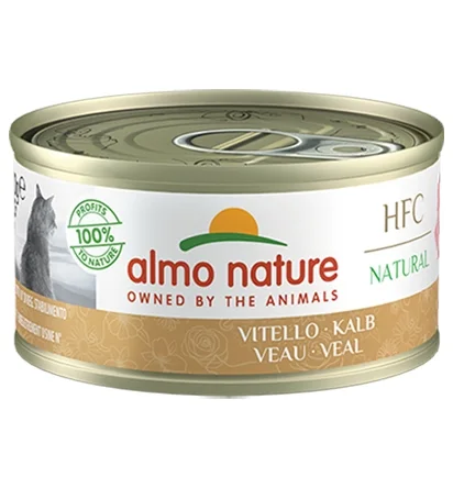 Almo Nature Gatto Hfc Natural Lattina 70gr Vitello