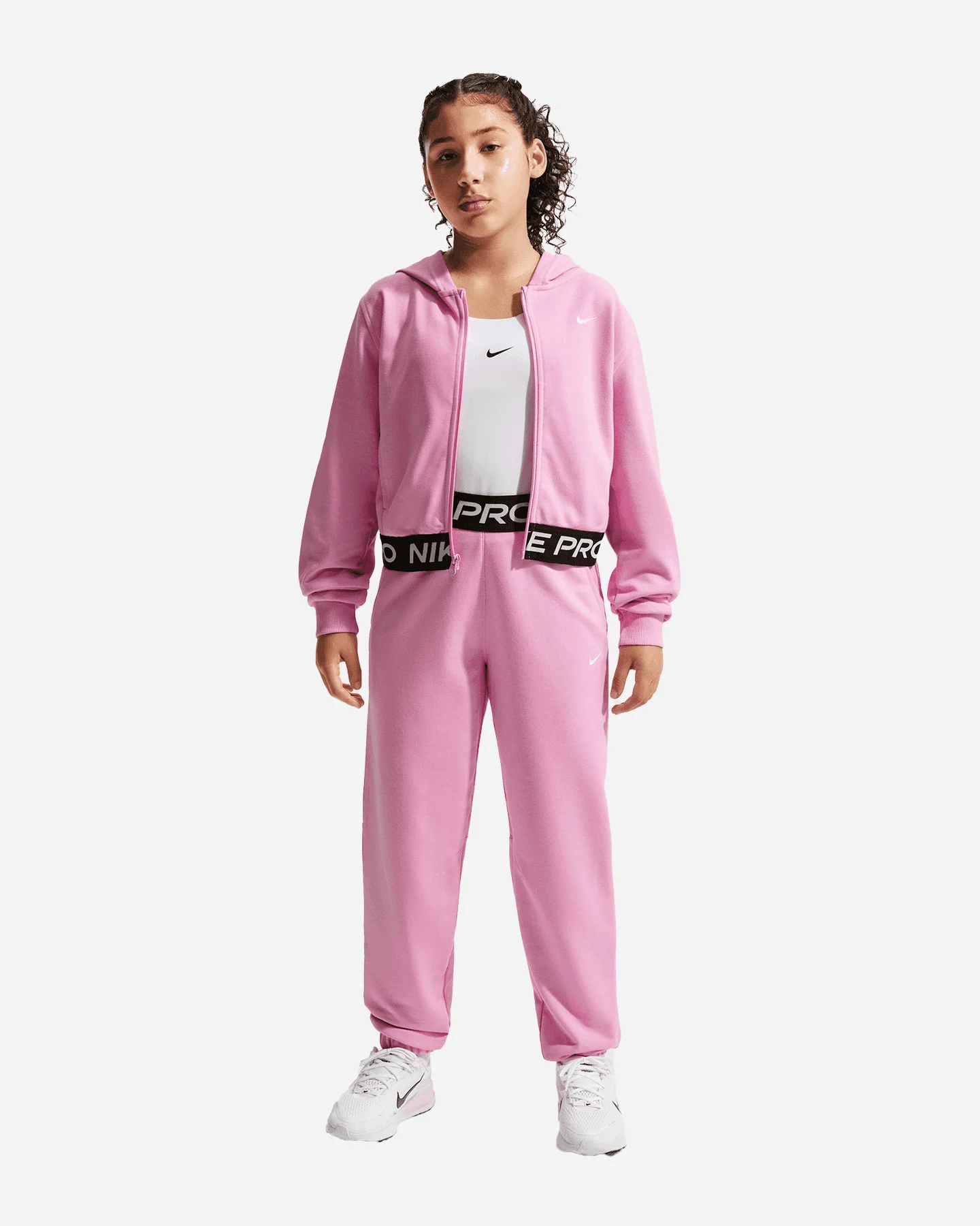 Nike Tape Pro Rise Jr - Felpa per Bambina - vista 4