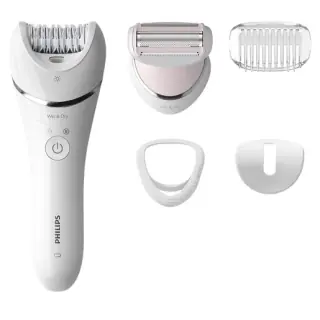 Philips Serie 8000 Epilatore Wet & Dry con 5 accessori
