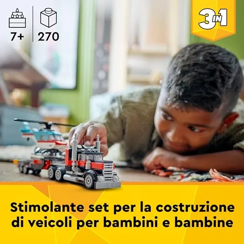 LEGO Creator 3 in 1 Autocarro con Elicottero - vista 2