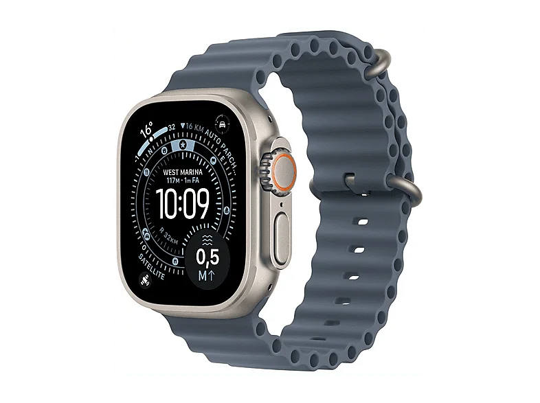 Apple Watch Ultra 3 GPS Cassa in Titanio con Cinturino Ocean