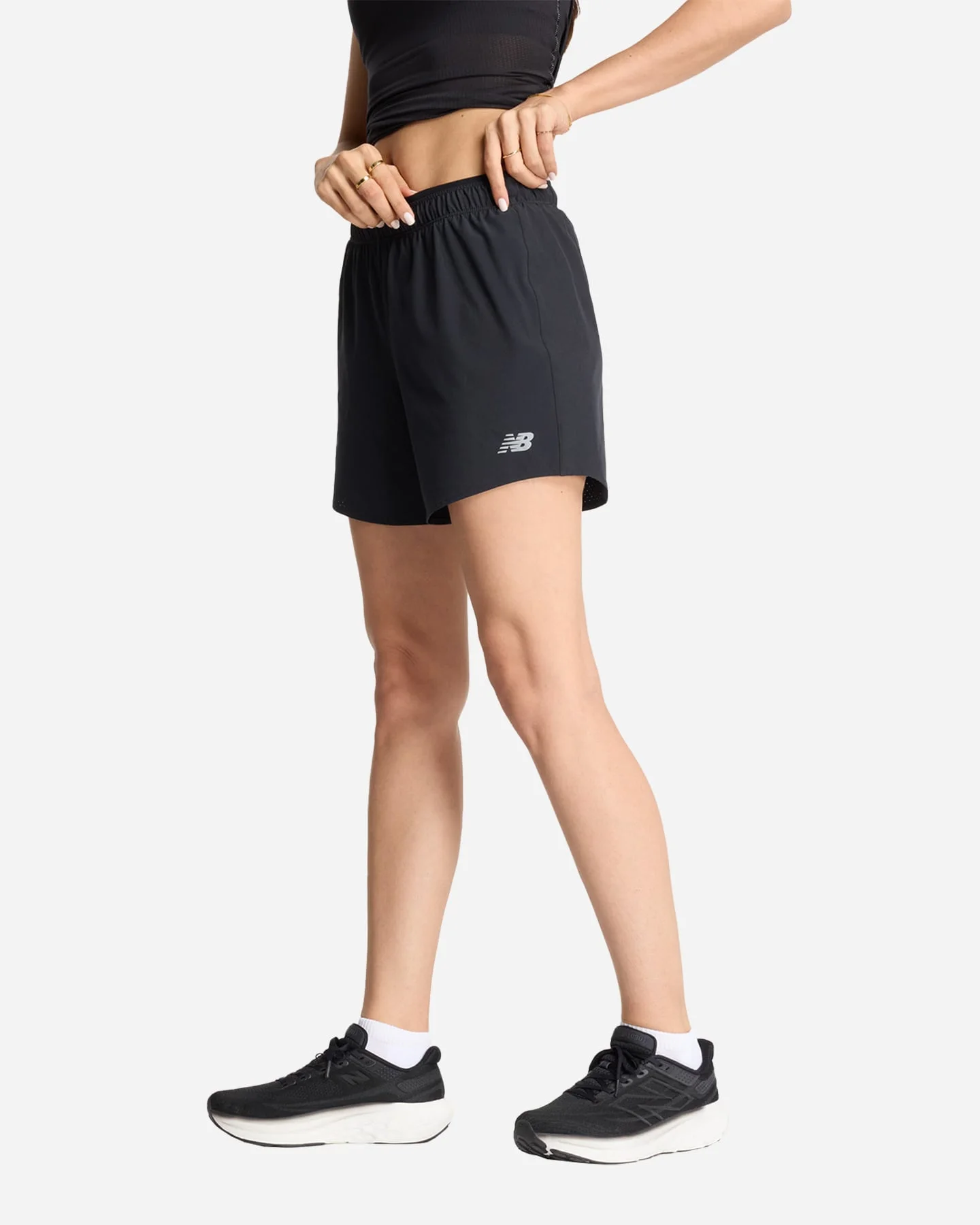 New Balance Seamless 5 W - Short Running - Donna - vista 2
