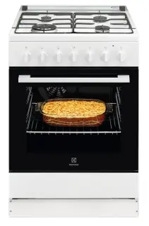 Electrolux Cucina a libera installazione mista piano a gas + forno elettrico LKK620010W