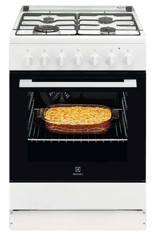 Electrolux Cucina a libera installazione mista piano a gas + forno elettrico LKK620010W