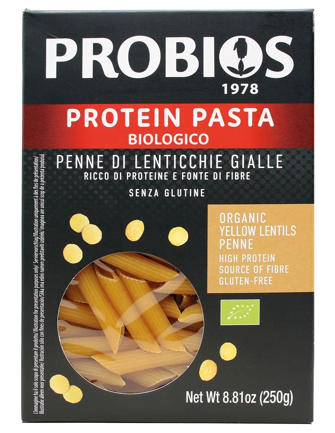 Pasta Proteica di Lenticchie Gialle