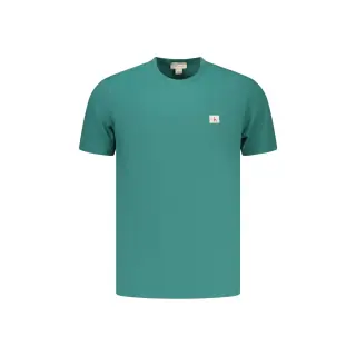 Calvin Klein T-Shirt Maniche Corte Uomo Verde con Logo