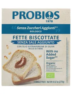 Fette Biscottate Senza Sale Aggiunto