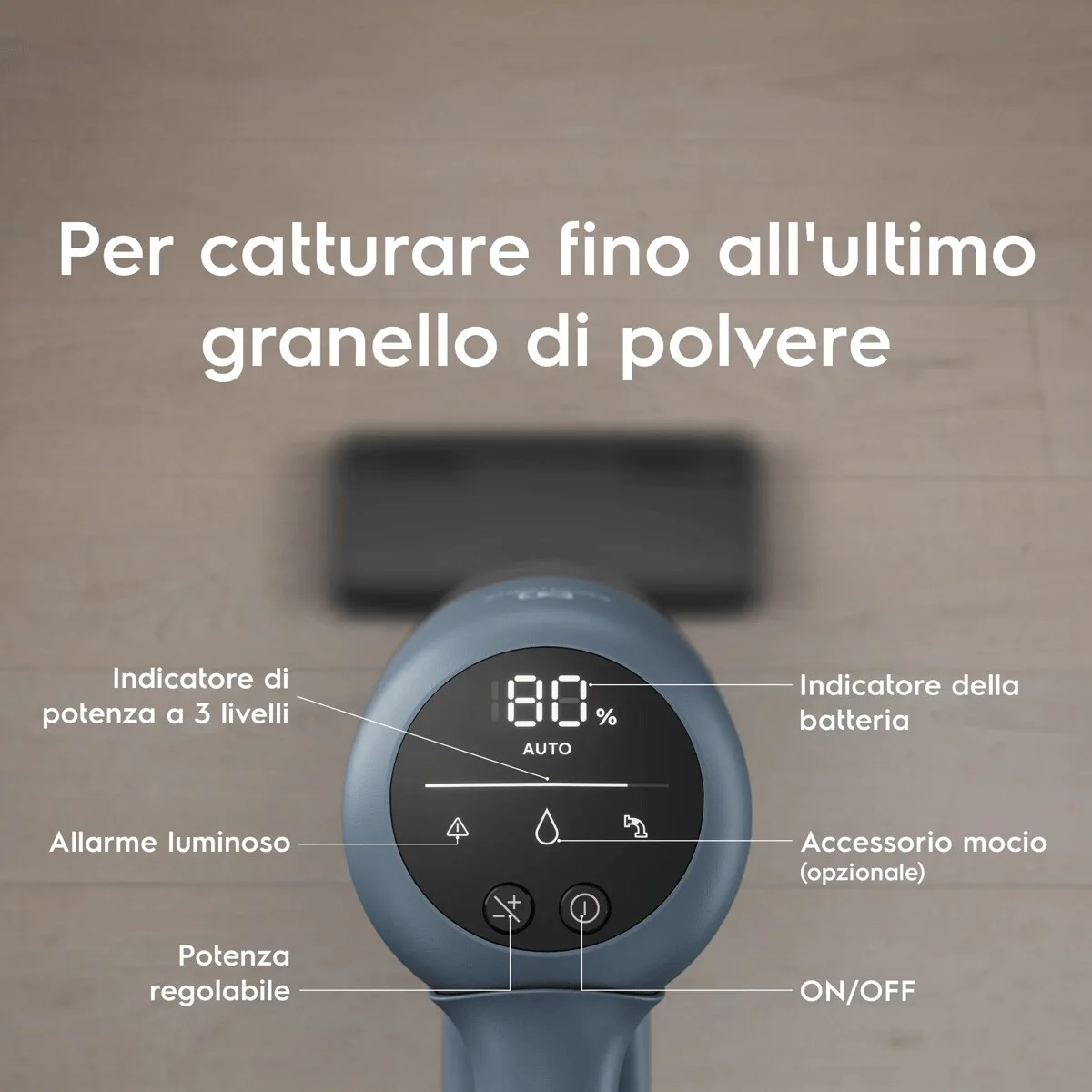 Electrolux Scopa senza filo Serie 700 Blu Denim Chiaro - vista 2