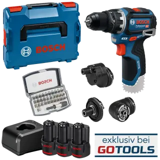 Avvitatore Flexiclick A Batteria Bosch GSR 12V-32 FC + Accessori