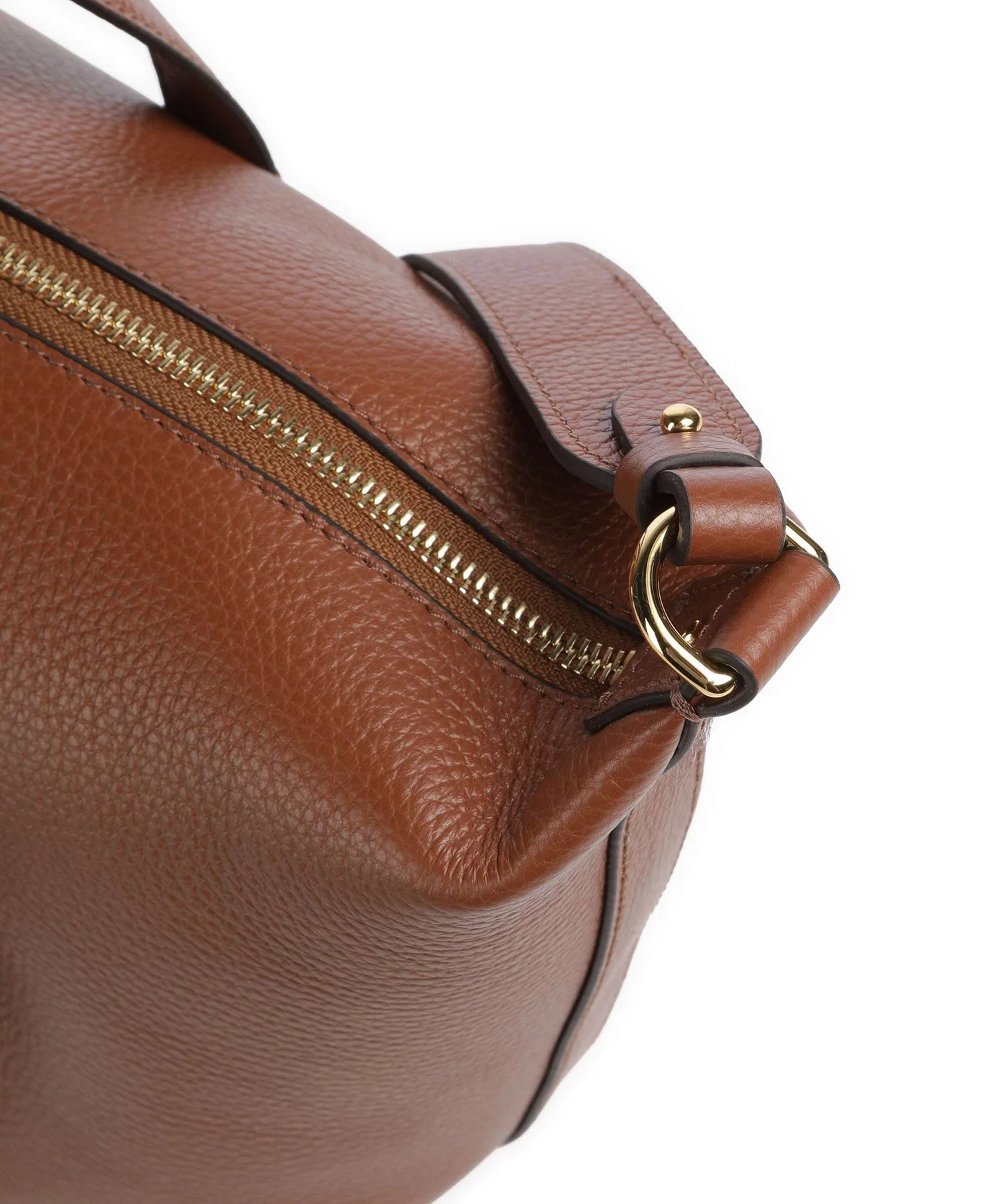 Coccinelle Borsa a Tracolla Pelle Donna Marrone Stampa Logo - vista 3