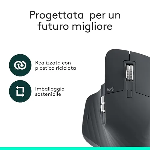 Logitech MX Master 3S - Mouse Wireless - vista 5