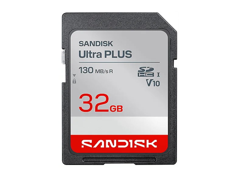 Scheda di Memoria SanDisk SD Ultra Plus 32GB HC