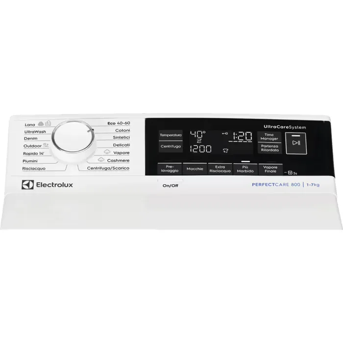 Electrolux Lavatrice a carica dall'alto serie 800 UltraCare - vista 3