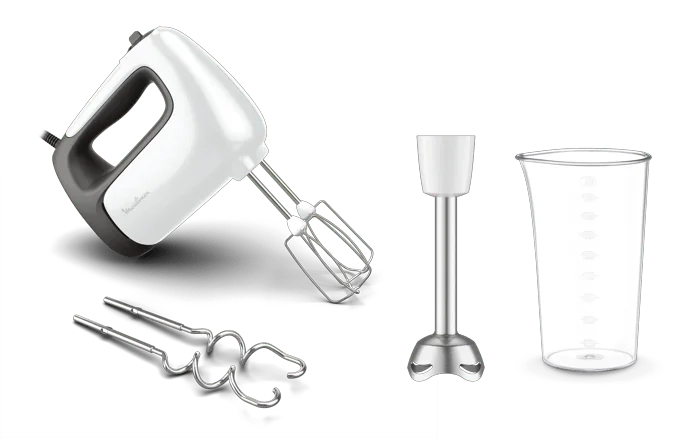 Moulinex Sbattitore Prep'mix Con Mixer In Metallo